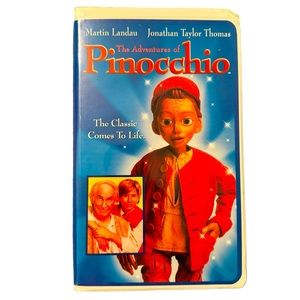 Retro/Vintage VHS “Pinocchio,” With Martin Landau & Johnathan Taylor Thomas.